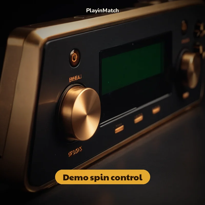 Spin control and result box from the PlayinMatch crazy time demo